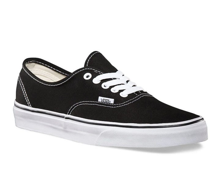 VANS Authentic Shoes Sneakers Classic Skateboard Sneakers Casual - Black/White Carousel 1