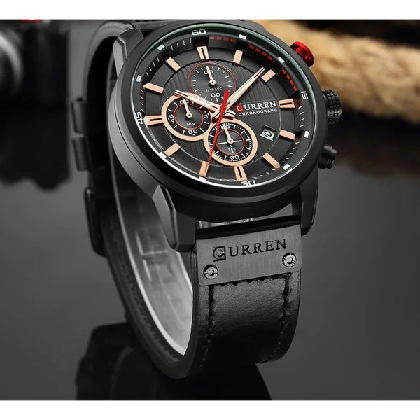 Fashion Date Quartz Men Watches Male Clock Chronograph Sport Mens Wrist Watch... Carousel 11