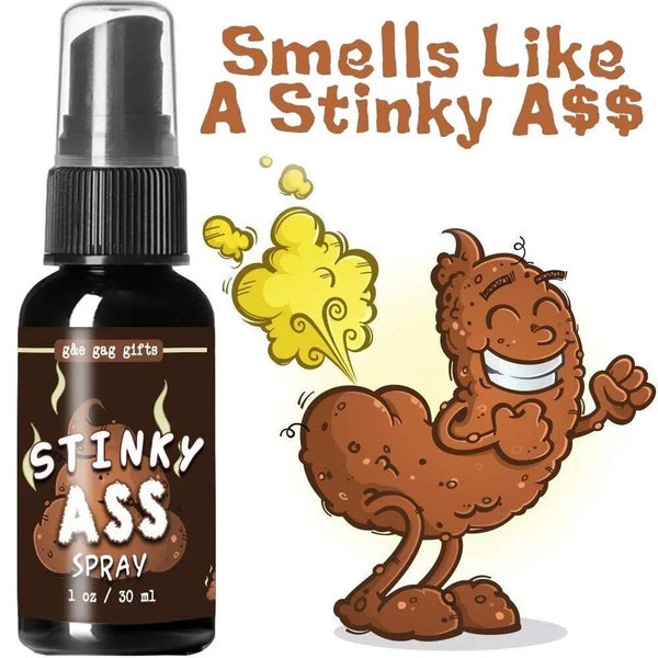 30ML Liquid Fart Spray Can Stink Bomb Ass-Smelly Stinky Gas Crap Gag Pran CHK12N Carousel 30