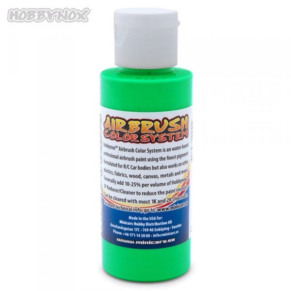 Hobbynox - Airbrush Color Neon Green 60ml Carousel 1