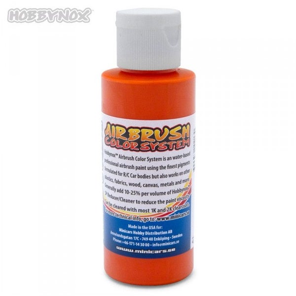 Hobbynox - Airbrush Color Solid Orange 60ml Carousel 1