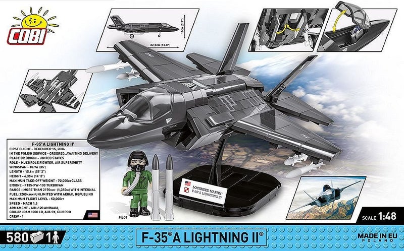 COBI-5832 | ARMED FORCES /5832/ F-35A LIGHTNING II 580 PCS Carousel 2