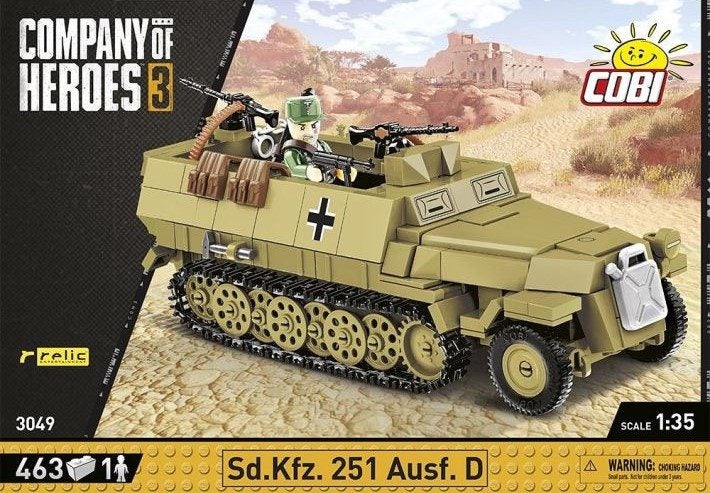 COBI-3049 | COH 3 /3049/ SD.KFZ 251 AUSF.D 463 PCS Carousel 1