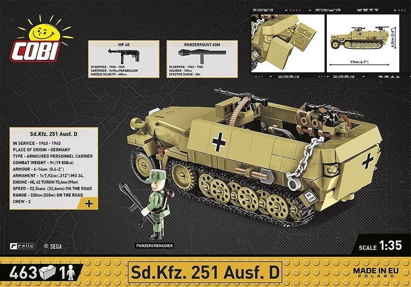 COBI-3049 | COH 3 /3049/ SD.KFZ 251 AUSF.D 463 PCS Carousel 2