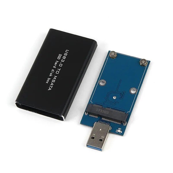 MSATA to USB 5Gbps USB 3.0 to mSATA SSD Enclosure USB3.0 to mSATA Case Ha CHK12N Carousel 6