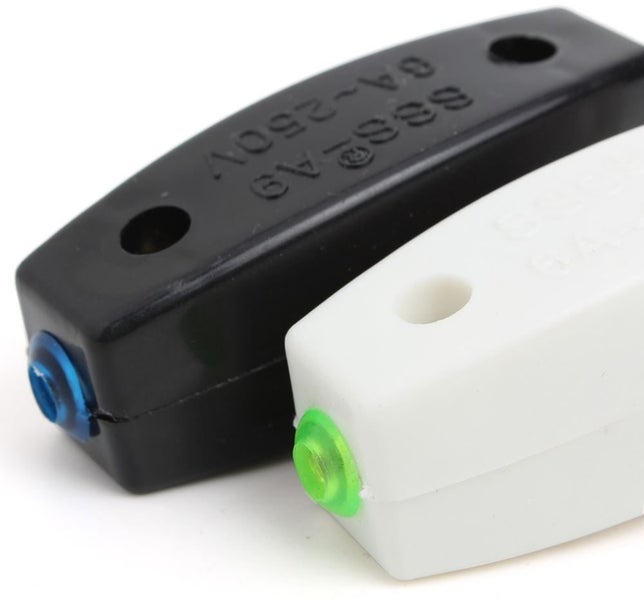 Switch Inline Toggle ON/OFF 230V 10A Illuminated BLACK LF8 Carousel 12