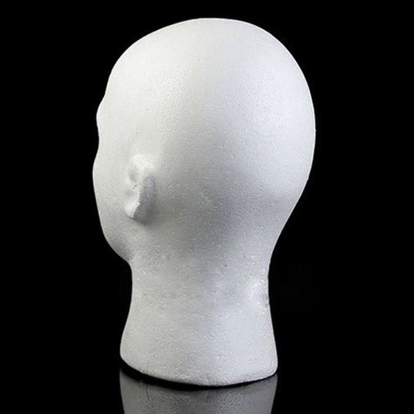 Brand New 2019 Male Styrofoam Mannequin Manikin Foam Head Model Glasses H CHK12N Carousel 2