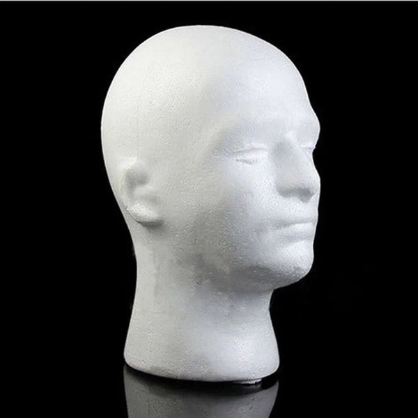 Brand New 2019 Male Styrofoam Mannequin Manikin Foam Head Model Glasses H CHK12N Carousel 5