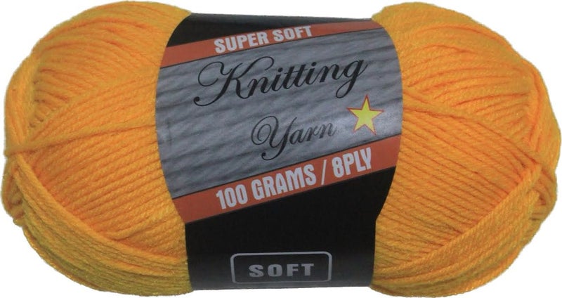 8 Ply Knitting Yarn 100G - Mango Carousel 1