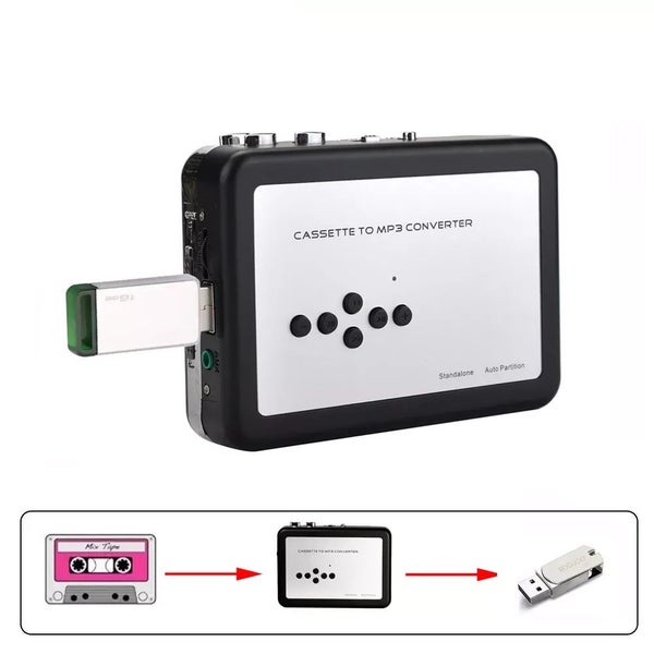 Cassette Tape to MP3 Converter USB Cassette Capture Walkman Tape Player C CHK12N Carousel 1