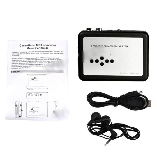 Cassette Tape to MP3 Converter USB Cassette Capture Walkman Tape Player C CHK12N Carousel 6