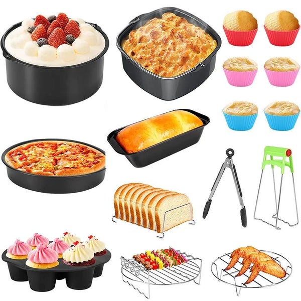 7 Inch / 8 Inch Air Fryer Accessories for Gowise Phillips Cozyna and Secu CHK12N Carousel 2