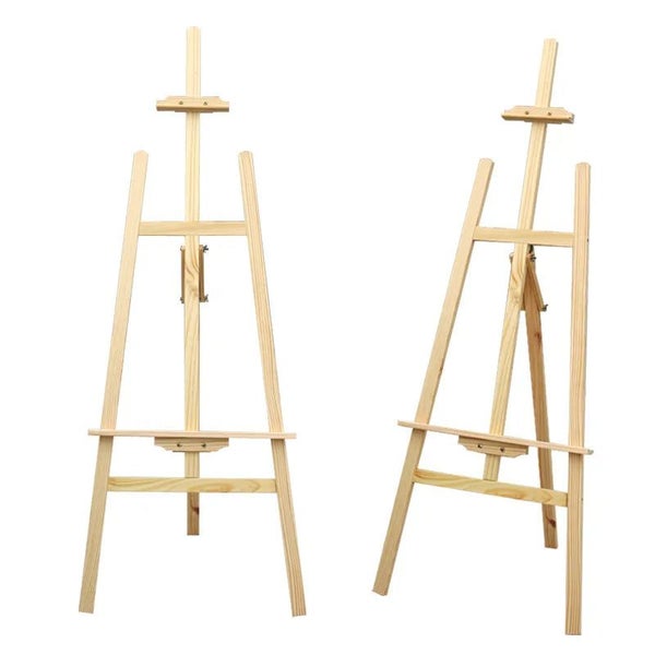 Adjustable Pine Wood Art Painting Easel Foldable Wooden Smooth Sketch Art CHK12N Carousel 1