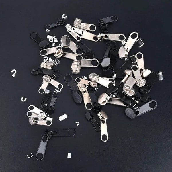 85pcs/set Zipper Repair Kit Sewing Jacket Slider Install Plier Metal Lock CHK12N Carousel 6