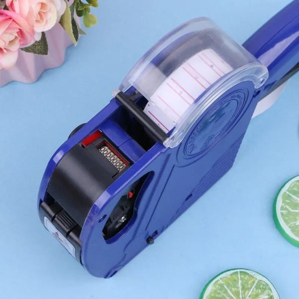 MX-5500 EOS 8 Digits Price Tag Gun Labeler Labeller Label Paper + 2 Ink R CHK12N Carousel 1