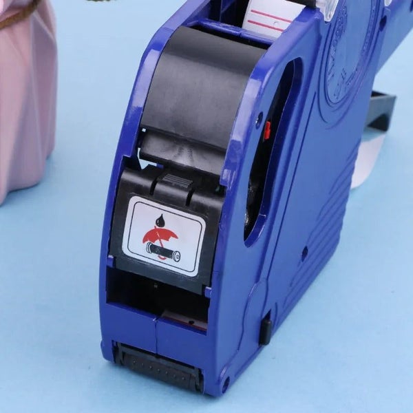 MX-5500 EOS 8 Digits Price Tag Gun Labeler Labeller Label Paper + 2 Ink R CHK12N Carousel 2