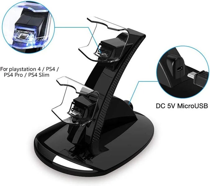 PS4 Controller Charger Playstation 4/PS4/PS4 Pro/PS4 Slim Docking Station CHK12N Carousel 6