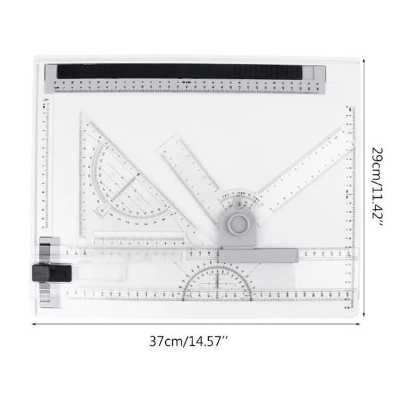 A4 Drawing Board Drafting Table Multifunctional Drawing Board Table with CHK12N Carousel 6