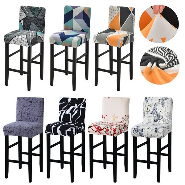 Stretch Bar Stool Cover Counter Stool Pub Chair Slipcover for Dining Room CHK12N Carousel 2