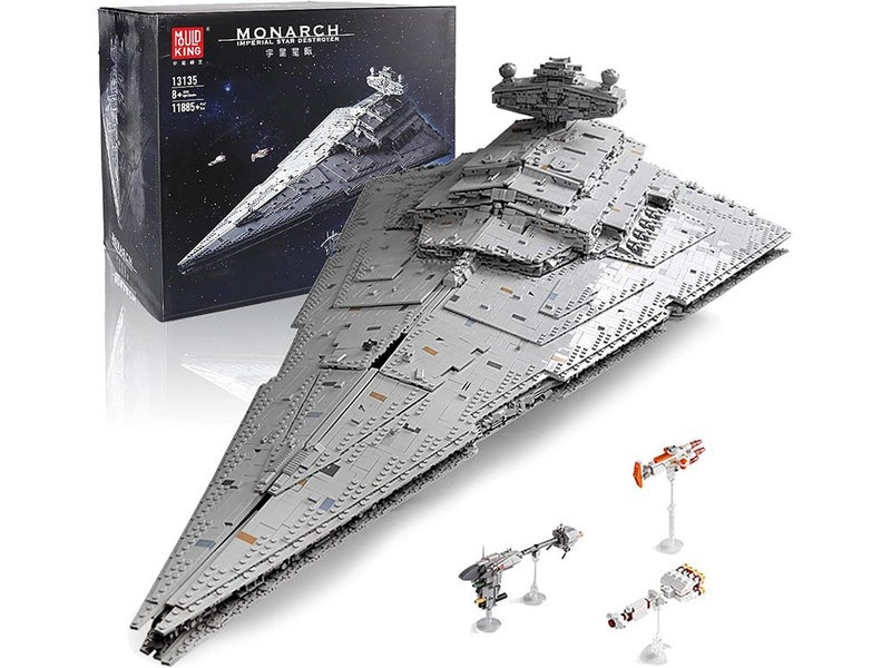 Star Plan Imperial Star Destroyer Monarch UCS Fighters Building Blocks Toy Gift Carousel 1