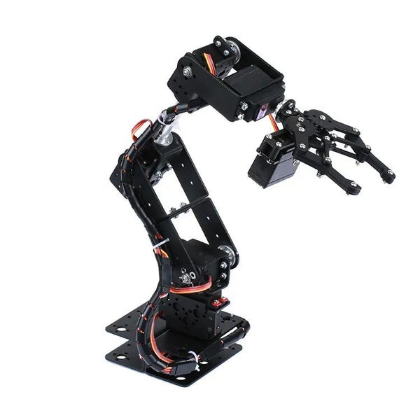 360 Degrees 6 DOF Robot Metal Alloy Mechanical Arm Claw Kit MG996R for Ar CHK12N Carousel 29