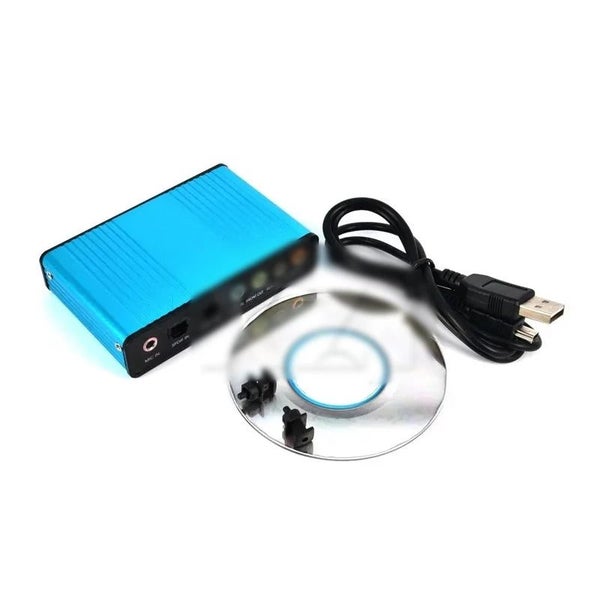 Newest Hot USB 2.0 Sound Card 6 Channel 7.1 and 5.1 Optical External Audi CHK12N Carousel 1