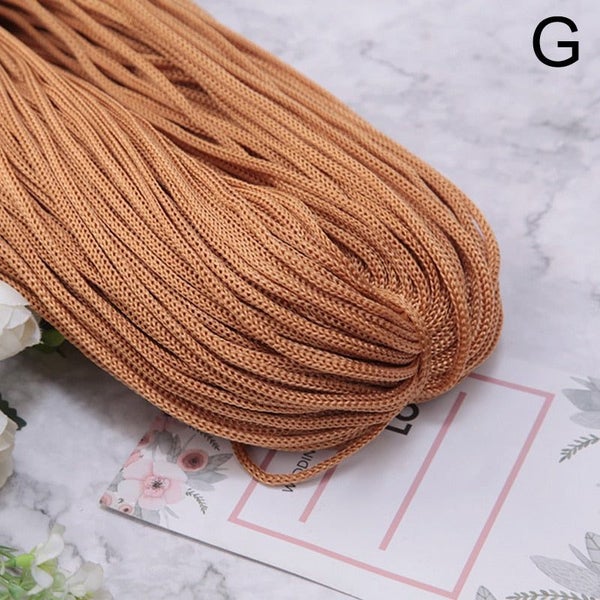 200m/ lot 3mm Thick Nylon Cord Thread Chinese Knot Macrame DIY Hand-woven CHK12N Carousel 1