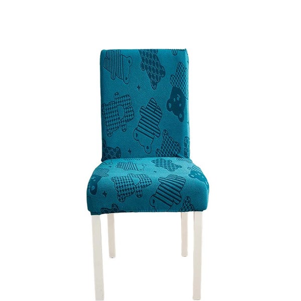Anyseat Chair Cover Dark Blue Bear Design with Anti-Dirt and Elastic Material... Carousel 1