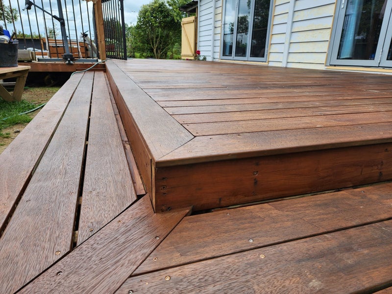 Merbau hardwood decking timber 140 x 18 mm ($12.95/metre) Carousel 1