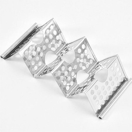 4 Pack Stainless Steel Taco Holders Tray Rack Carousel 9