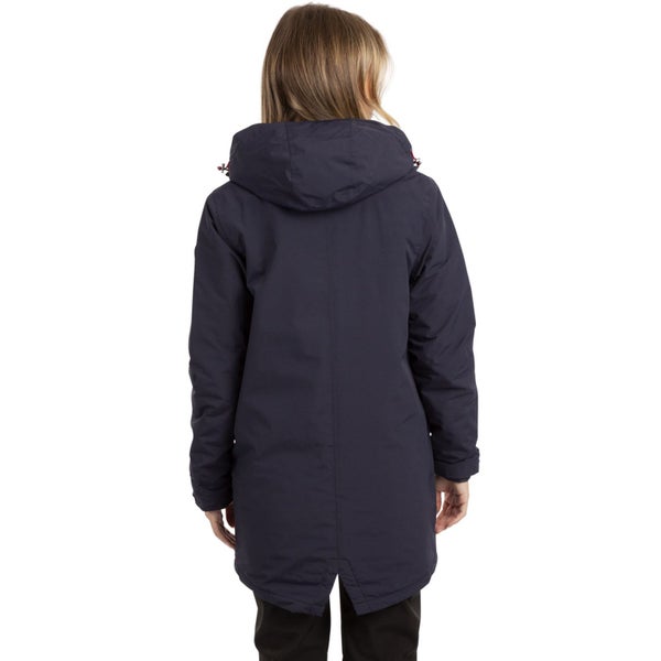 Trespass Womens TP75 Overcast Hooded Waterproof Jacket Coat - Navy - M Carousel 2