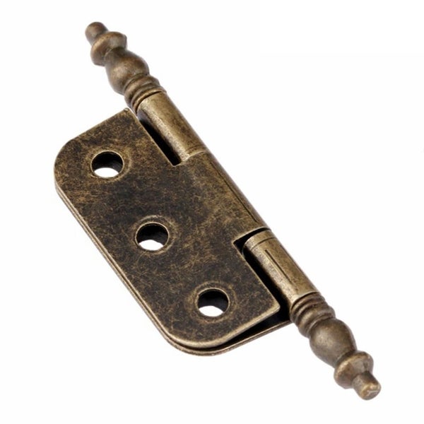 Antique Bronze 4*Hinges 24*Screws Gift Box Packaging Hinge Woodworking To CHK12N Carousel 2