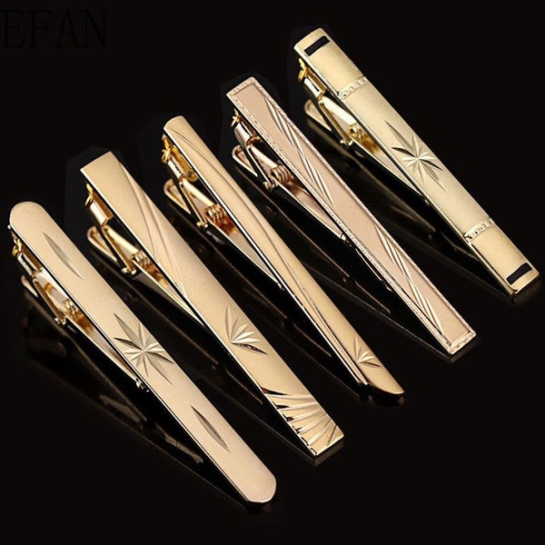Goldren Tie Clip for Men Classic Meter Tie Clips Alloy Tie Bar Quality En CHK12N Carousel 2