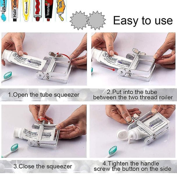 1 Pcs Aluminum Tube Squeezer Metal Carousel 2