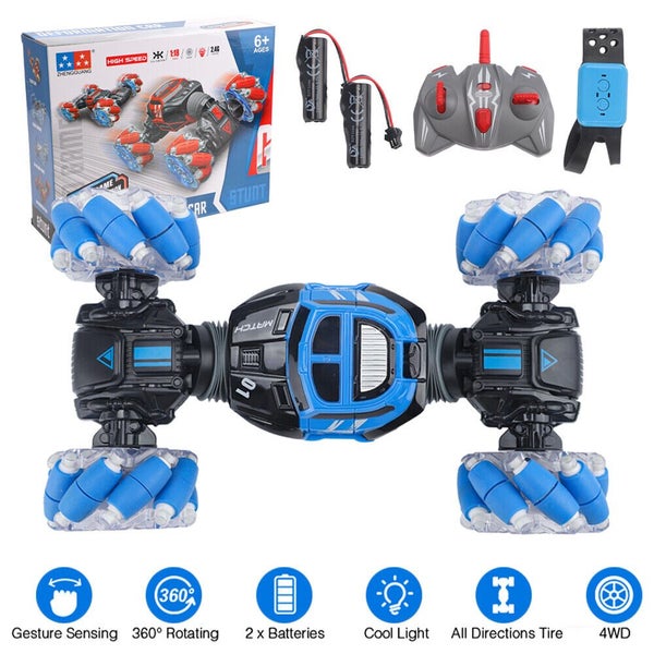 Remote Control Off-Road Gesture Sensing 4WD Double Sided Flip RC Stunt Car AU Carousel 18