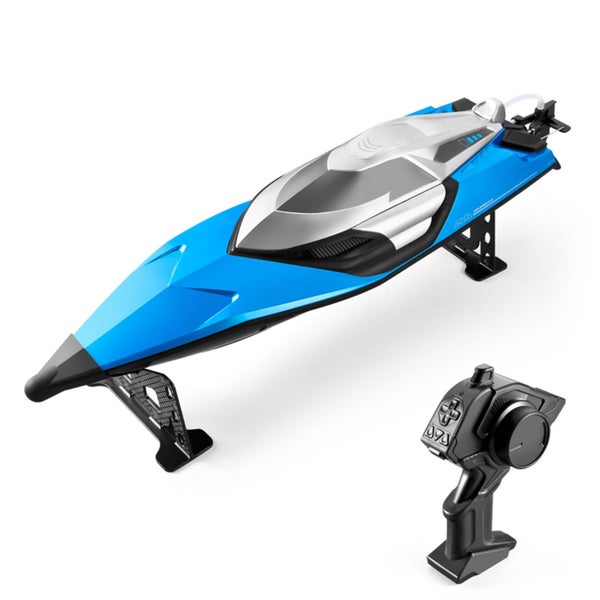 2.4G RC Racing Boat 70KM/H High Speed Powerful Electric Remote Control LED Light Carousel 2