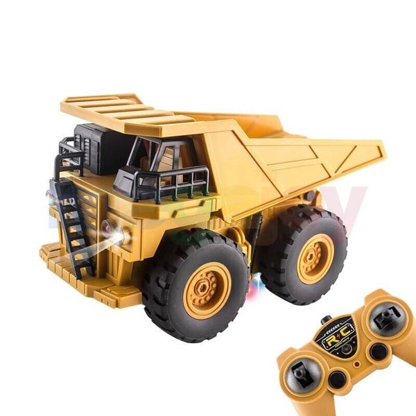 Remote Control RC Construction Dump Excavator Bulldozer Truck with LED Lighting Carousel 1