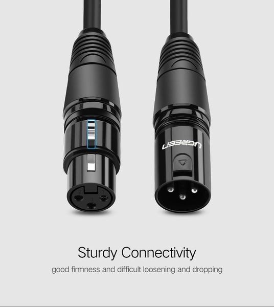 Karaoke Microphone Sound Cannon Cable Plug for Audio Mixer Amplifiers XLR Cord Carousel 2