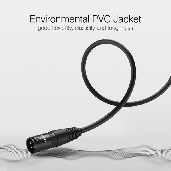 Karaoke Microphone Sound Cannon Cable Plug for Audio Mixer Amplifiers XLR Cord Carousel 12