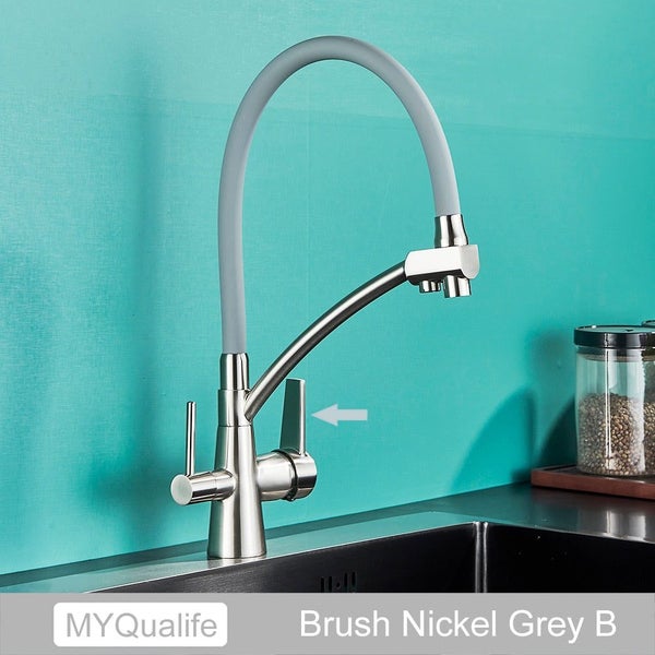 MYQualife Brand New Kitchen Sink Faucet Tap Pure Water Filter Mixer Crane CHK12N Carousel 1