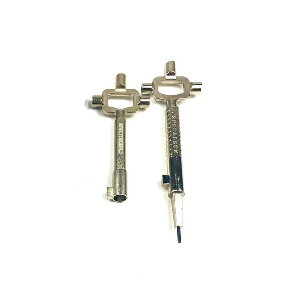 2pcs Multitools, Building Keys and Locksmith Lock Keys, Measuring Tools f CHK12N Carousel 2