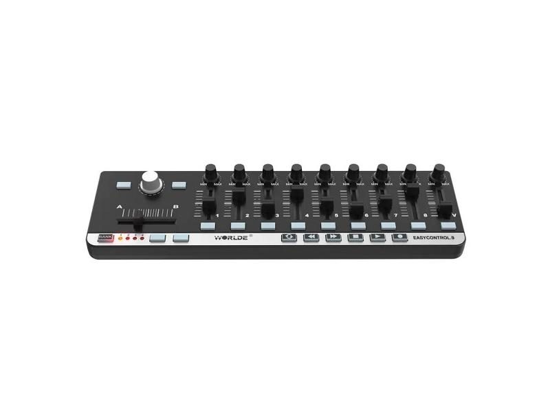 Worlde EasyControl.9 MIDI Controller Portable Mini USB 9 Slim-Line Control MIDI Carousel 2