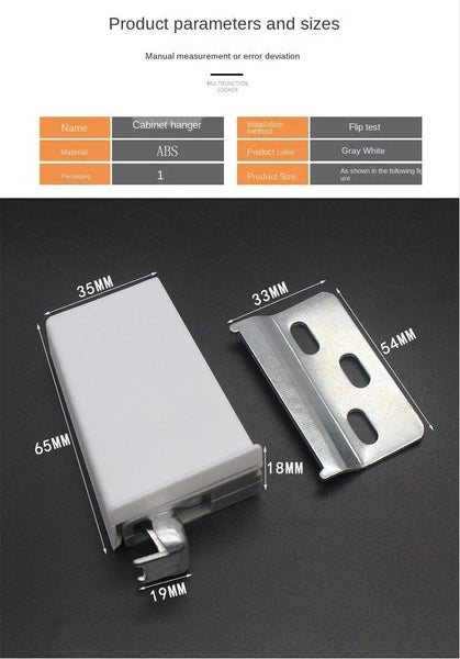 Cupboard Hanging Fixed Accessories Wall Mount Fixed Support Bracket Heavy CHK12N Carousel 7
