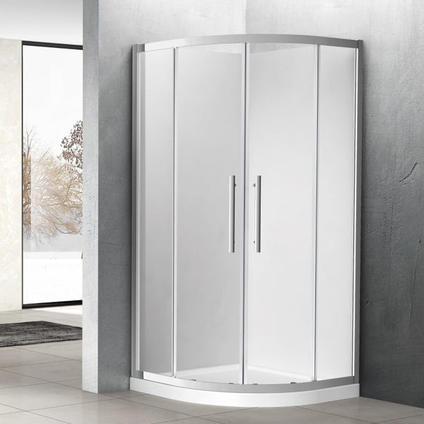 2 Meter HEIGHT 820mm Sliding Doors Curve Shower Carousel 1