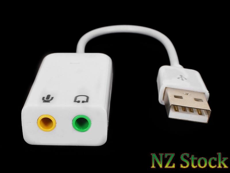 USB Audio Sound Card Adapter Virtual 7.1 3D Carousel 1