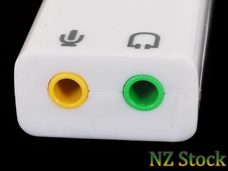 USB Audio Sound Card Adapter Virtual 7.1 3D Carousel 2