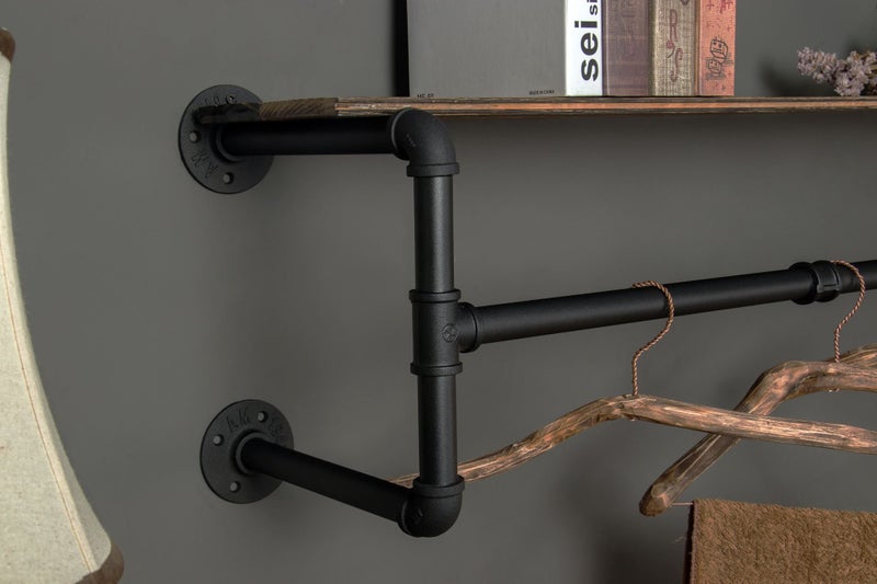 Pipe Garment Rack Board Only Carousel 1
