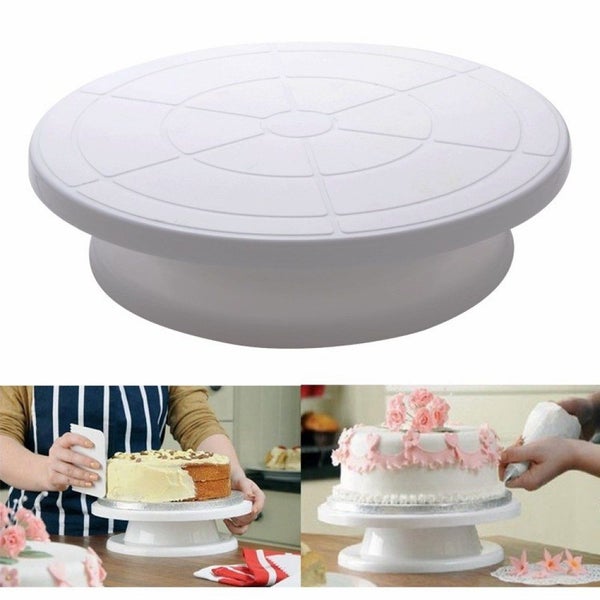 32CM Cake Turntable Cake Stand - Rotatable Cake Decorating Turntable Cake Stand Carousel 1