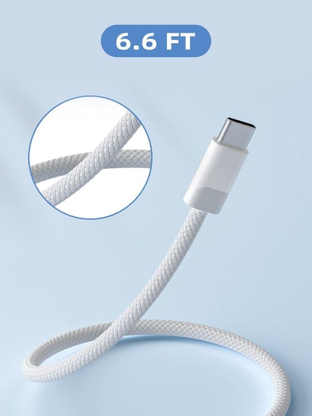 USB C to MagSafe 2 Nylon Charging Cable For Macbook Air / Macbook Pro Carousel 2