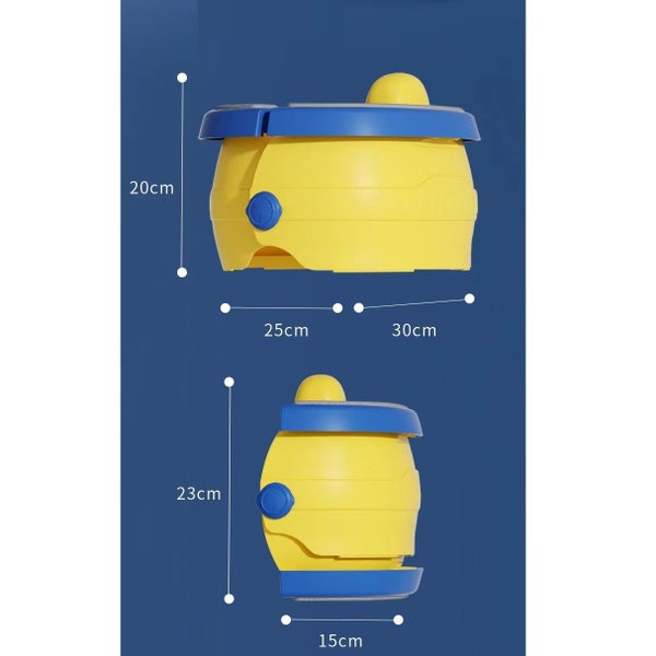 Portable Travel Toilet Potty - Pink Carousel 2